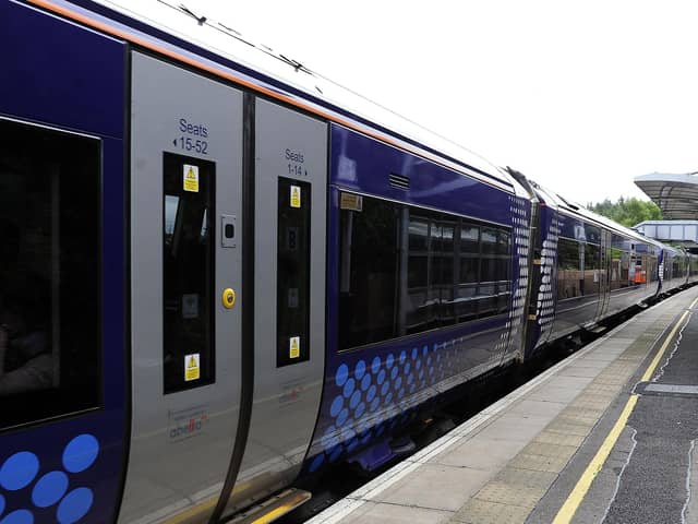 All  aboard: ScotRail says trains could be busier during the pilot project (Pic:  Picture Michael Gillen)