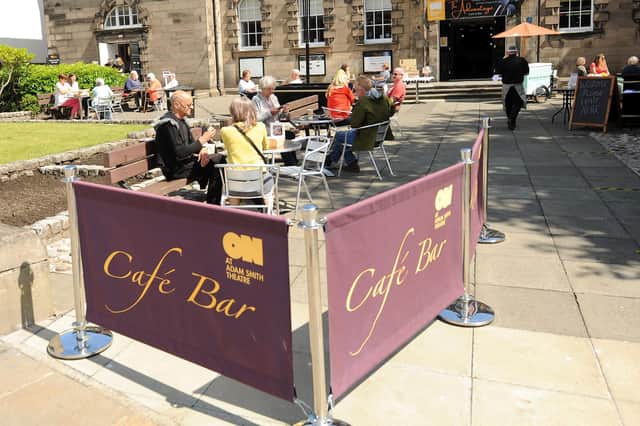 The Advantage alfresco cafe is set to return to the Adam Smith Theatre (Pic: Fife Photo Agency)