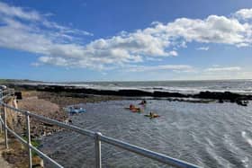 The sauna could be sited next to the tidal pool in Cellardyke (Pic: Progress Planning Consultancy)