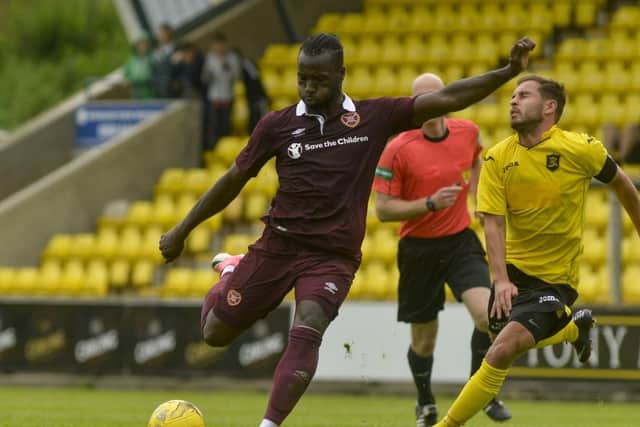 Esmael Goncalves' previous clubs include Hearts (Pic: Andrew O'Brien)