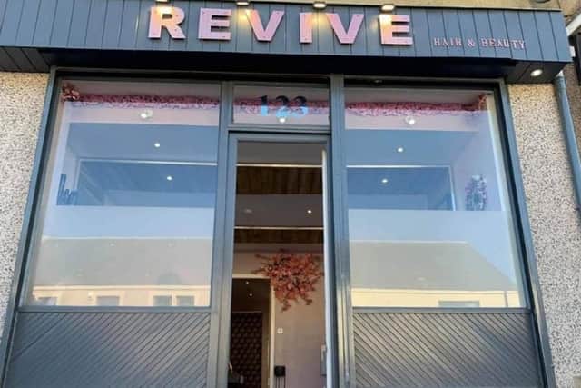 Clare Mitchell  owns Revive Hair and Beauty in Cardenden.