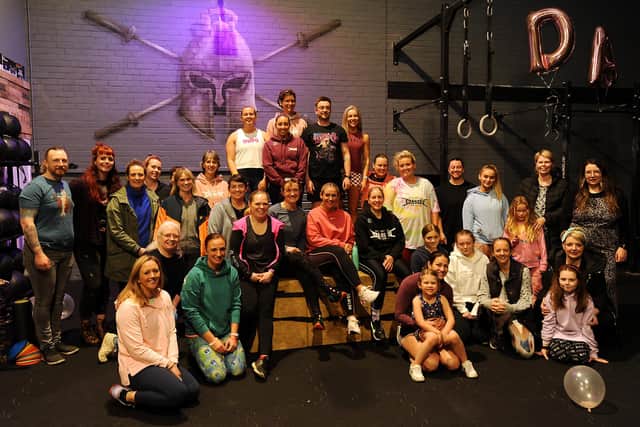 Participants were put through their paces at the park's latest fundraiser at Strength Lab CrossFit Gym in Kirkcaldy. Pic:Fife Photo Agency.