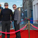 Writer/Director Gary Wales and writer/director David Penman on the red carpet on Monday.