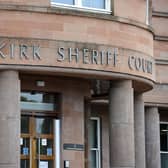 Steven Muir, from Kirkcaldy, who was a solicitor before joining Police Scotland appeared at Falkirk Sheriff Court | Pic Michael Gillen