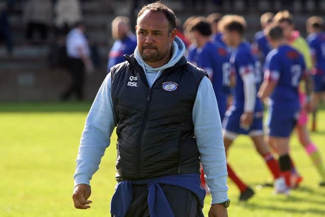 Kirkcaldy Rugby Club head coach Quintan Sanft