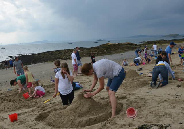 A full programme of events is taking place for Aberdour Festival this year including the beach day and the popular sandcastle competition.  Pic: George Mcluskie.