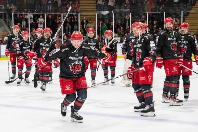 Cardiff Devils sit second in the table, two points behind Sheffield Steelers (Pic: James Assinder)