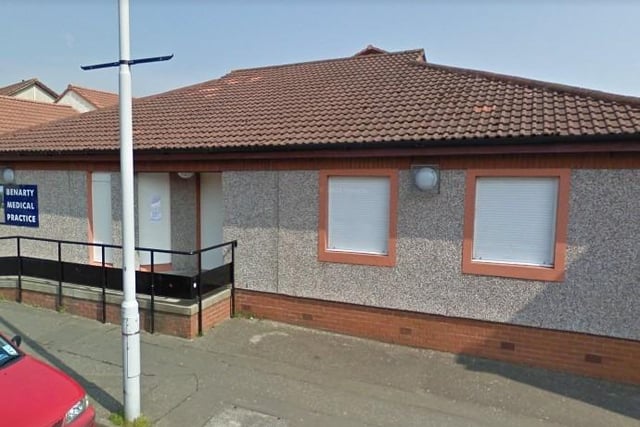 There are 1547 patients per GP at Benarty Medical Practice, Lochore.
In total there are 4642 patients and  three GPs.