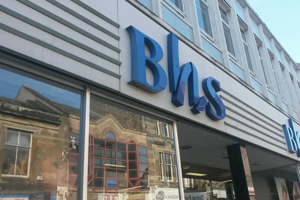 The former BHS store in Kirkcaldy - the first BHS to open in Scotland in 1964