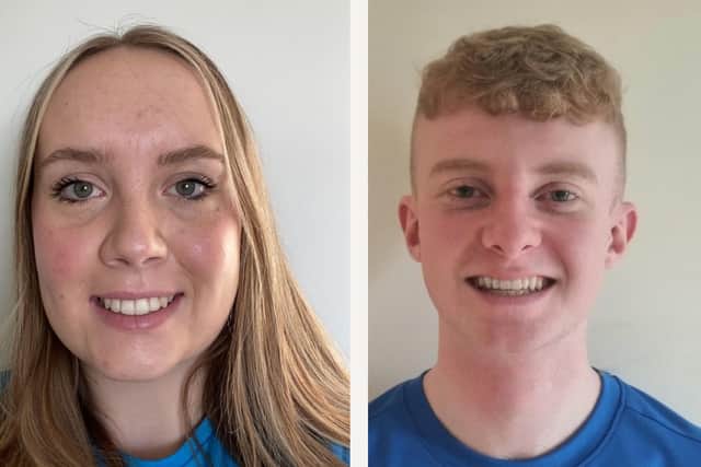 Grace Stirling from Culross and Sean Saunders from Kirkcaldy