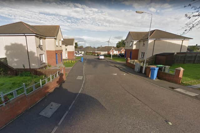 The incident happened at Shakespeare Avenue in Buckhaven.