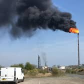 Unplanned flaring at Mossmorran perto chemical plant April 21 2019