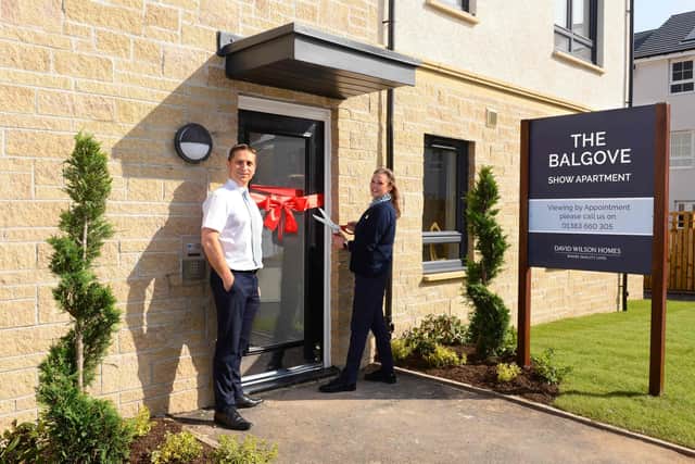 David Wilson Homes has officially launched its new show apartment in St Andrews