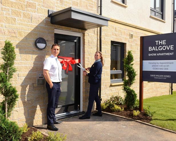 David Wilson Homes has officially launched its new show apartment in St Andrews