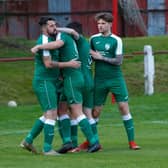 Thornton Hibs beat Camelon Juniors 4-3 after extra time on Saturday to progress into the third round of the South Challenge Cup (Pics by Scott Louden)