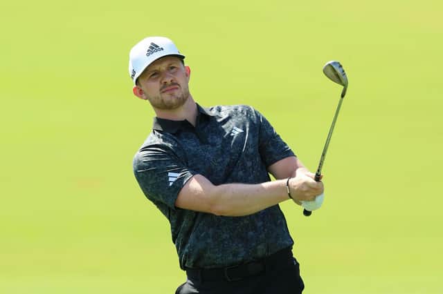 Connor Syme in action on DP World Tour (Pic Luke Walker/Getty Images)
