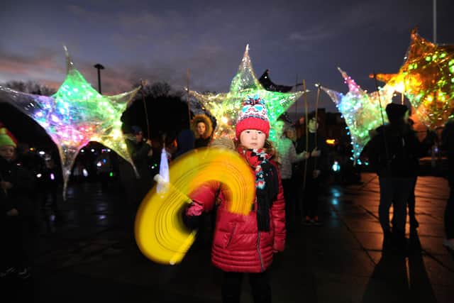 The lantern parade will take place this Saturday afternoon. Pic: Fife Photo Agency.