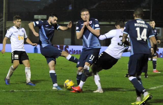 Raith in action at Somerset Park last season. (Pic: Charlie Gilmour)