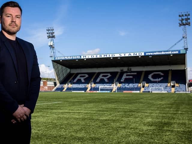 Raith Rovers chief executive Andrew Barrowman is pictured at Stark's Park (Pic Ross Parker/SNS Group)