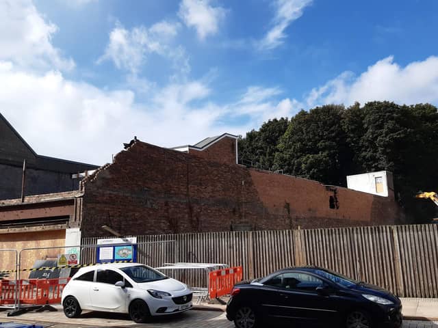 Work underway to turn former Co-Op gap site on Kirkcaldy High Street into a new development of 39 flats and commercial units