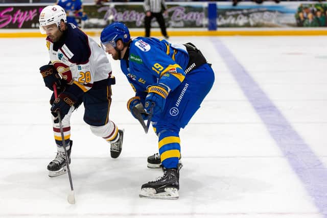 Vitalijs Pavlovs swapped the forward line for the blue line against Guildford Flames (Pic: Derek Young)