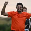 Eugenio Chacarra celebrates winning inaugural St Andrews Bay Championship (Pic courtesy of Asian Tour)