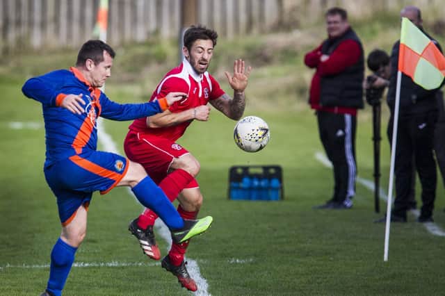 Lea Schiavone got his name on the scoresheet for Glenrothes as the club rebounded from a loss last week. Pic by Bill McBurnie
