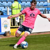 Ethan Ross on the ball for Raith Rovers against Greenock Morton at Cappielow Park on Saturday (Pic: Eddie Doig)