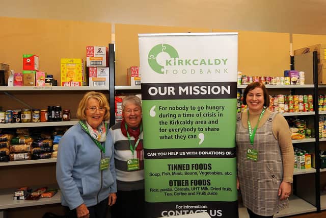 Kirkcaldy Foodbank say an injection of funds are required to ensure they stay viable.