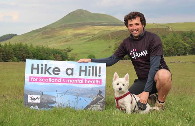 Ross started hill walking in 2017 while suffering from depression.
