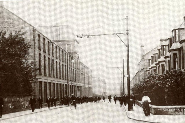 AH McIntosh furniture factory in Victoria Road from the  early 20th century