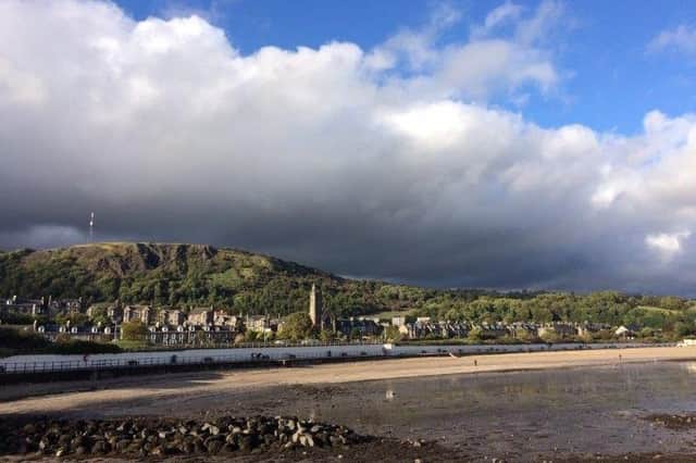 The view looking across to Burntisland
