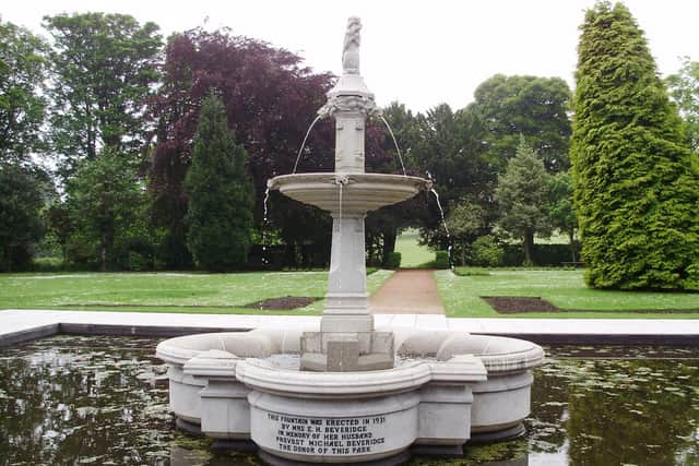 Beveridge Park in Kirkcaldy is one of the possible sites