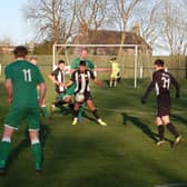 Action from Saturday's 8-0 for Thornton Hibs