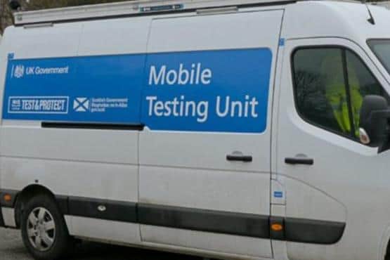 New mobile testing unit in Cupar