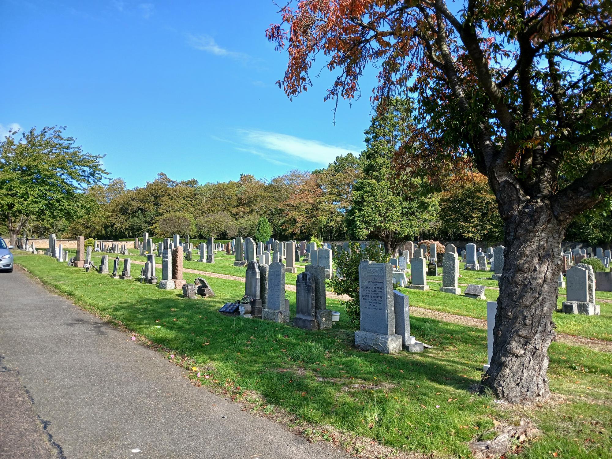 Safety checks on headstones at Kirkcaldy cemetery