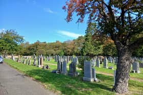 Headstones at Hayfield Cemetery will be checked | Pic Fife Council