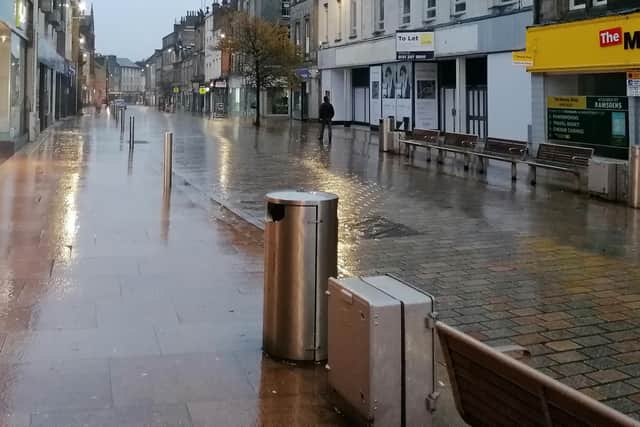 Many of the bins in the High Street are beyond repair (Pic: Fife Free Press)