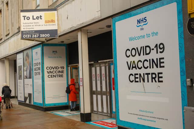 Covid Vaccination centre Kirkcaldy High Street (Pic: Scott Louden)