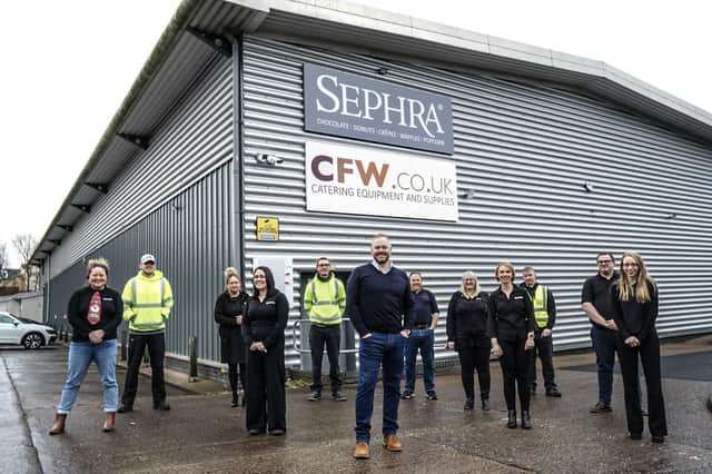 David Archer with the Sephra and CFW team.
