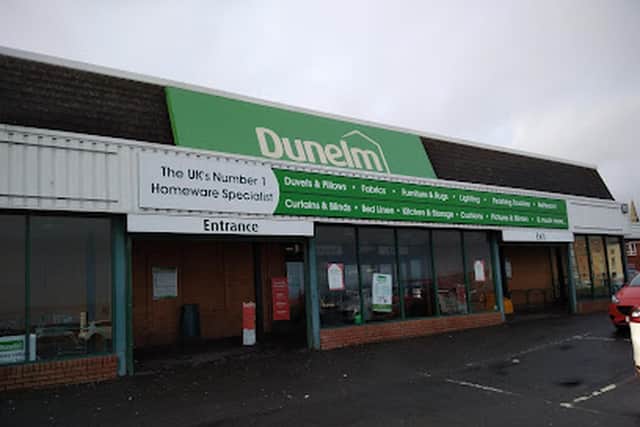Robb admitted stealing bedding from Dunelm Mill, Kirkcaldy.
