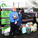 Fans of Raith Rovers and Arbroath donated to Kirkcaldy Foodbank ahead of their SPFL Championship clash (Pic: Tony Fimister)
