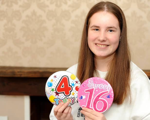 Alana Henderson will celebrate her leapling birthday this year (Pic: Fife Photo Agency)