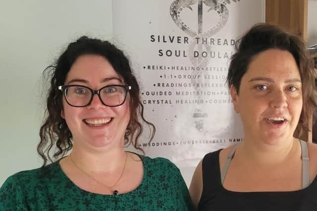 Cally Fitzsimmons (right) is the lead soul doula with Silver Threads