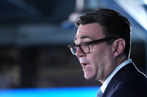Prime Minister Andy Burnham delivers a speech during an Innovation Nation Summit in Manchester, | Pic Christopher Furlong/Getty Images