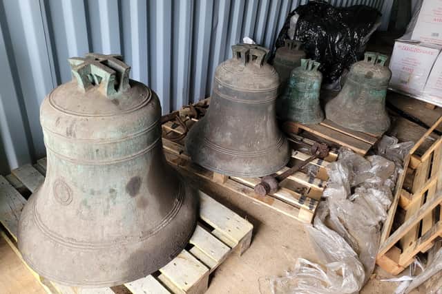 The bells from Burntisland Burgh Chambers have been in storage for well over a decade (Pic: Burntisland Heritage Trust)