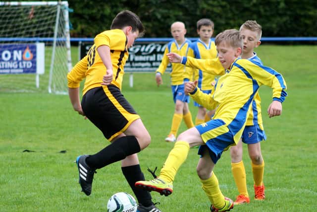 Action from the John Thomson tournament in Cardenden