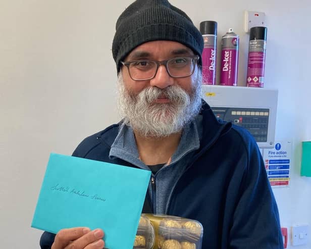 Parminder Singh, from Kirkcaldy, has thanked ambulance staff who helped save him after he had a cardiac arrest while at the gym.  (Pic: Submitted)