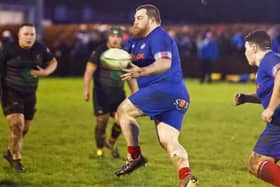 Kirkcaldy prop Marcus Salt scored two second half tries as Blues mounted fightback (Library pic by Michael Booth)