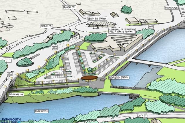 How the new Leven Station will fit into the town centre